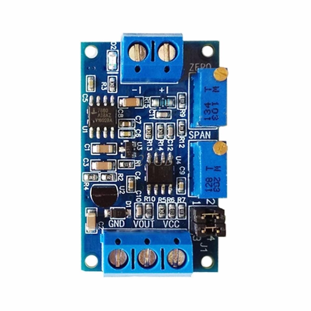 Current to Voltage Module 0 / 4-20mA to 0-3.3V5V10V Voltage Transmitter Signal Conversion Conditioning Adapter Current to Voltage Module 0 / 4-20mA to 0-3.3V5V10V Voltage Transmitter Signal Conversion Conditioning Adapter